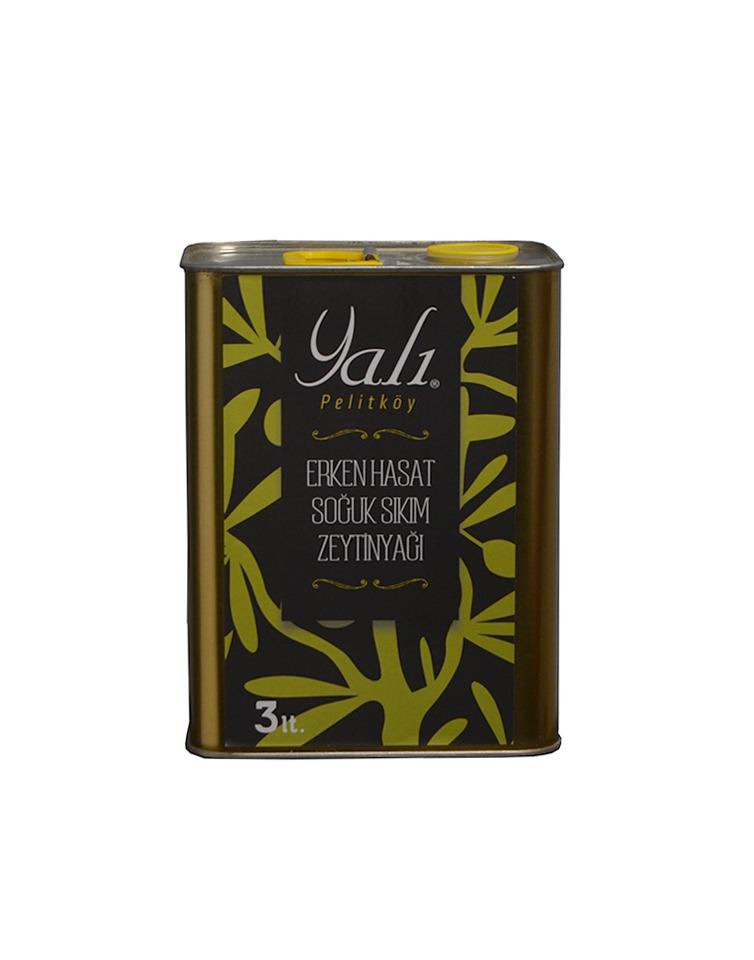 3 Lt Erken Hasat Soğuk Sıkım Zeytinyağı